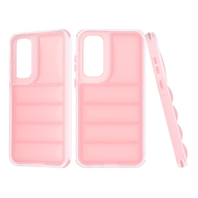 Husa pentru  Samsung Galaxy A55 Air Cusion anti-shock, Dazzling - roz