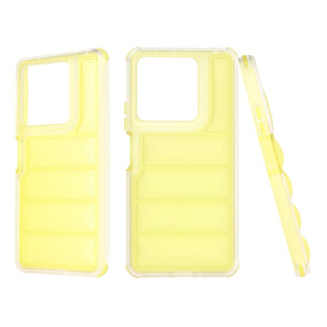 Husa pentru  Xiaomi Redmi Note 13 5G Air Cusion anti-shock, Dazzling - galben