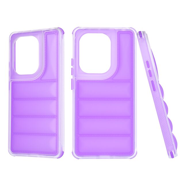 Husa pentru  Xiaomi Redmi Note 13 Pro 4G Air Cusion anti-shock, Dazzling - violet