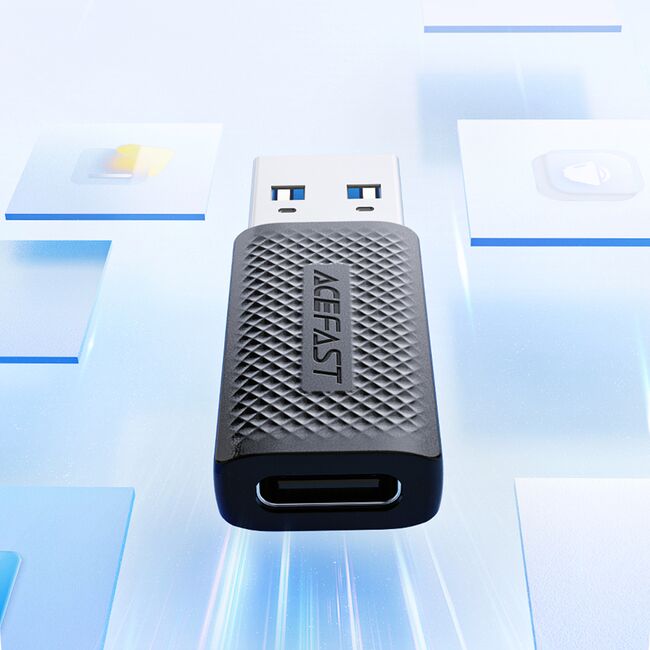 Adaptor Type-C USB 3.0, Fast Charging, Acefast J2, 5Gbps