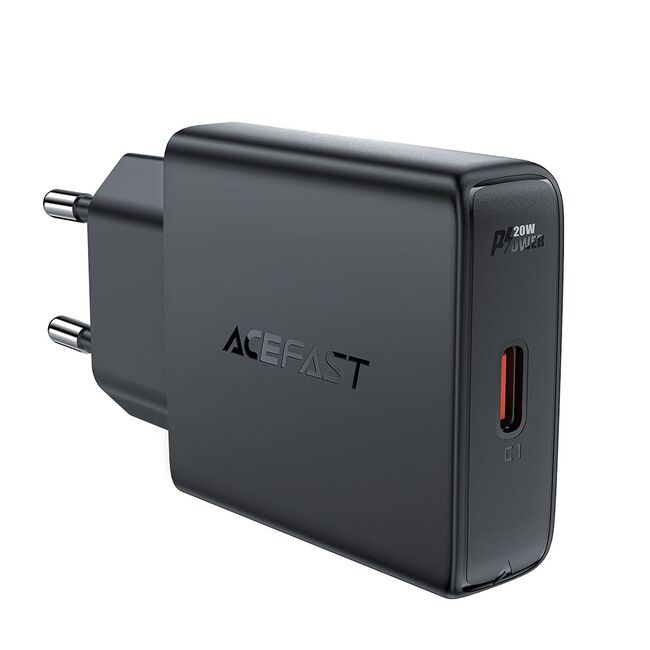 Acumulator GaN Type-C, Acefast A65, 20W Power Delivery, negru