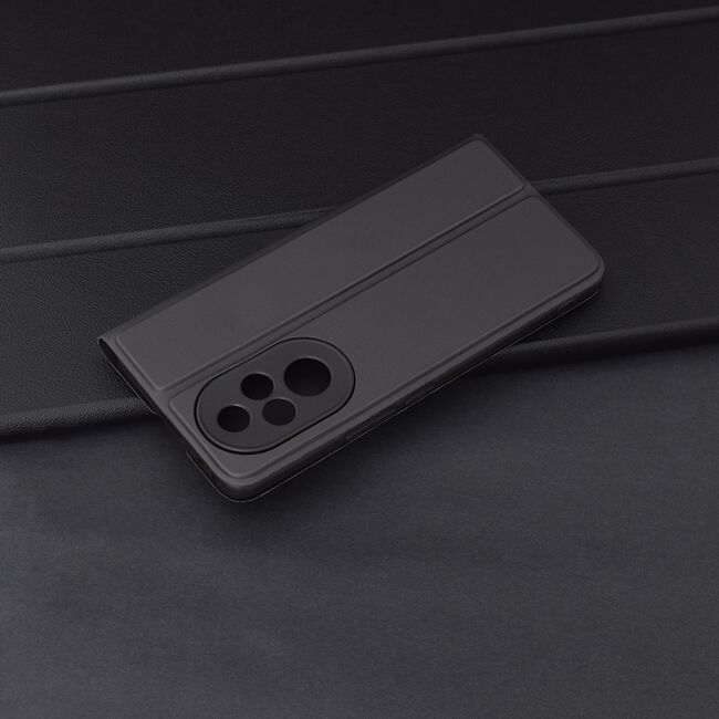 Husa pentru  Honor 200 Pro tip carte BookFlip, inchidere magnetica, negru