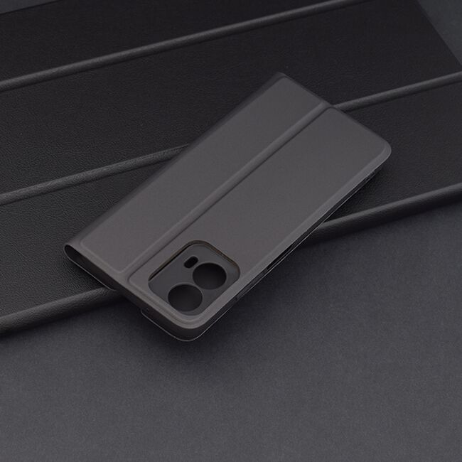 Husa pentru  Motorola Moto G34 tip carte BookFlip, inchidere magnetica, negru
