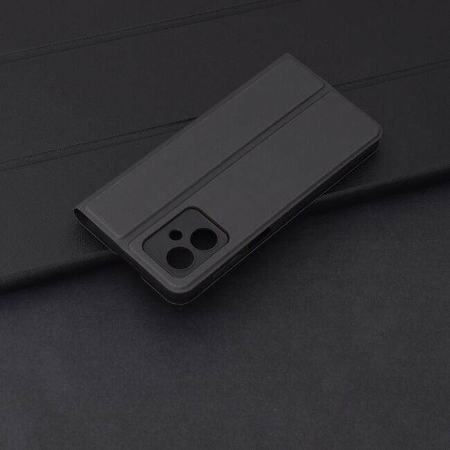Husa pentru  Motorola Moto G54, G54 Power Edition tip carte BookFlip, inchidere magnetica, negru