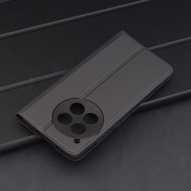 Husa pentru  OnePlus 12 tip carte BookFlip, inchidere magnetica, negru