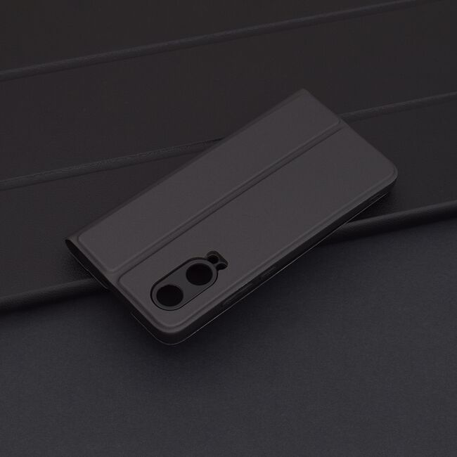 Husa pentru  OnePlus Nord CE4 Lite tip carte BookFlip, inchidere magnetica, negru