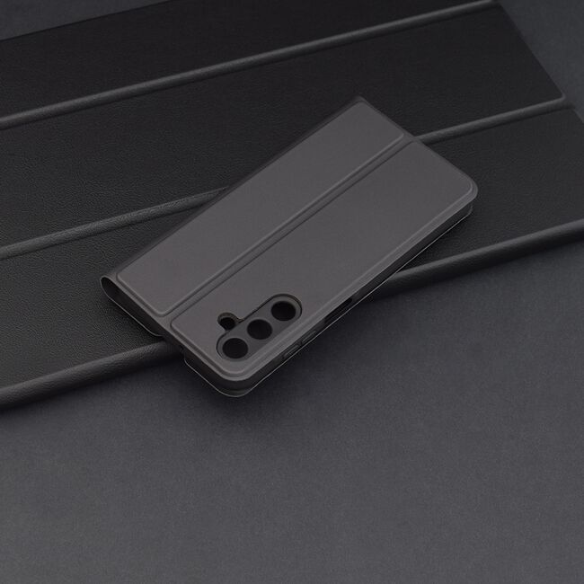 Husa pentru  Samsung Galaxy A15 tip carte BookFlip, inchidere magnetica, negru