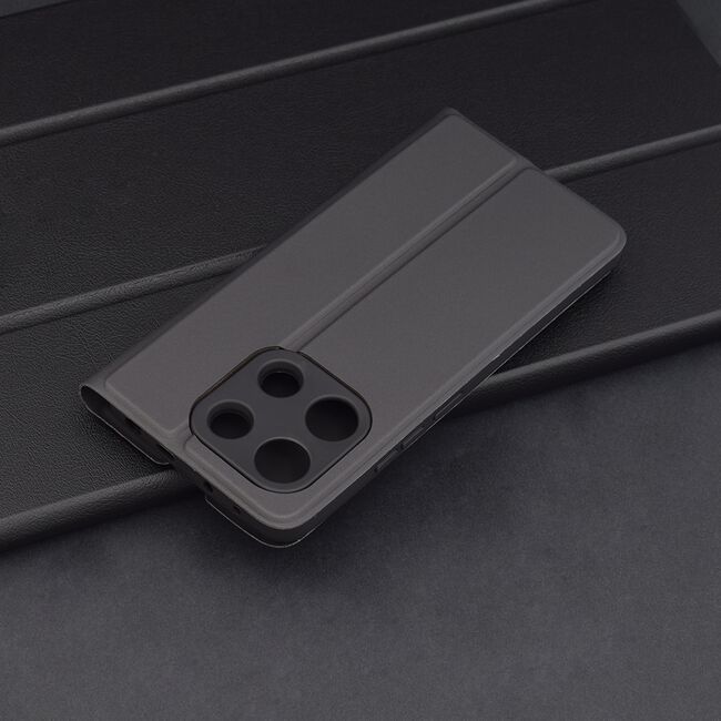 Husa pentru  Xiaomi Redmi Note 13 4G tip carte BookFlip, inchidere magnetica, negru