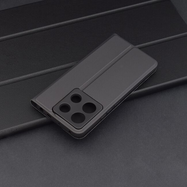 Husa pentru  Xiaomi Redmi Note 13 Pro 5G tip carte BookFlip, inchidere magnetica, negru