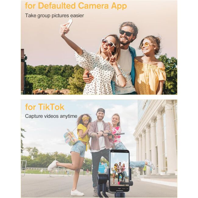 Telecomandă pentru schimbarea paginilor la Kindle, Forward Page Turner, inel wireless pentru derulare pe TikTok pentru iOS si Android, telecomandă pentru fotografii și înregistrare video - negru