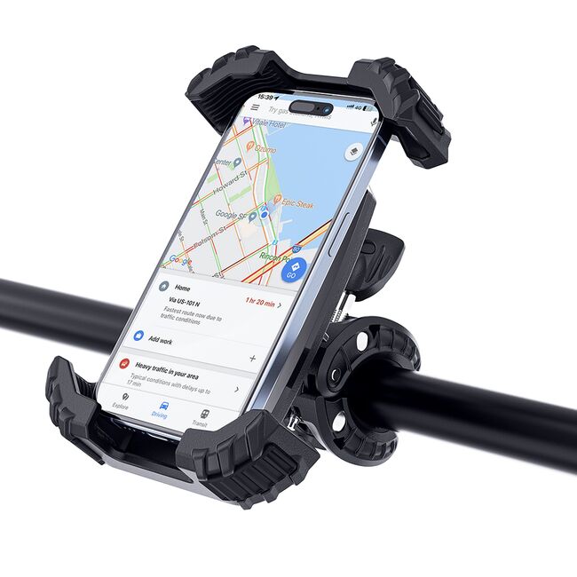 Suport telefon pentru bicicleta Acefast D23, 4.5-6.7'', negru