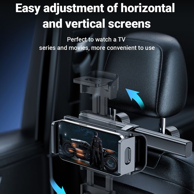 Suport telefon / tableta pentru tetiera Acefast D8, ajustabil, negru