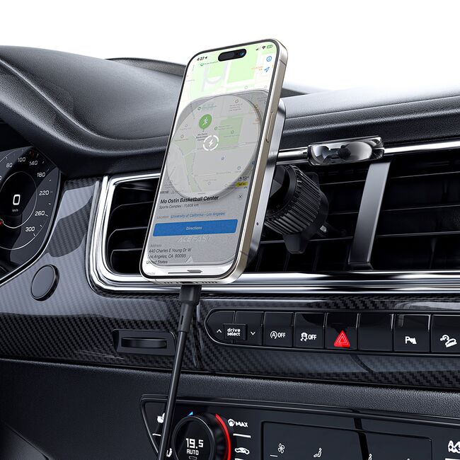 Suport auto cu incarcare wireless pentru iPhone Acefast D18