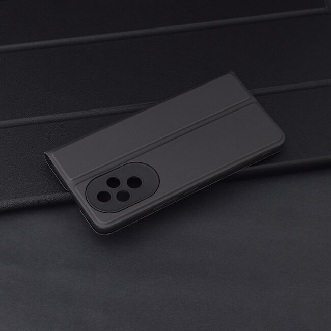 Husa pentru  Honor 200 tip carte BookFlip, inchidere magnetica, negru