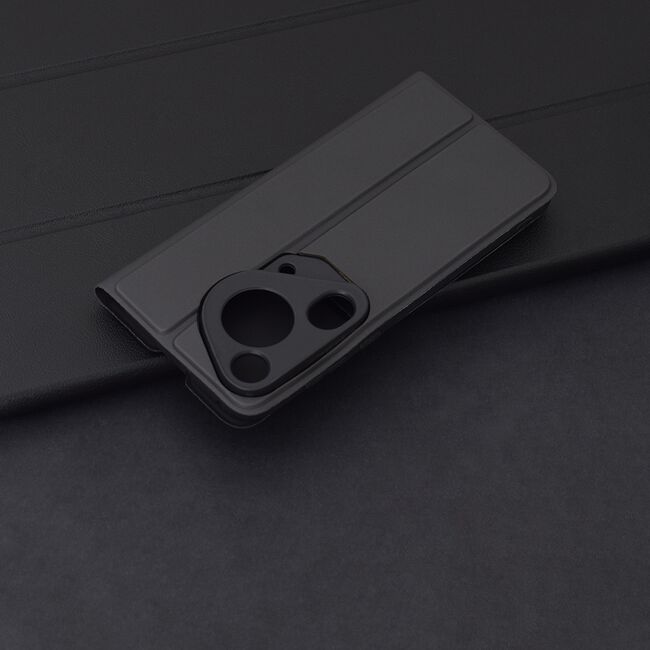 Husa pentru  Huawei Pura 70 Ultra tip carte BookFlip, inchidere magnetica, negru