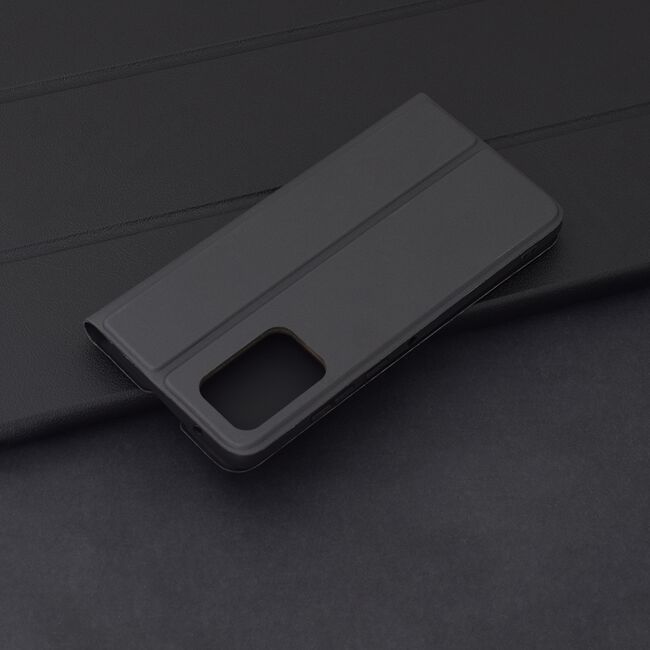 Husa pentru  Motorola Edge 50 Fusion tip carte BookFlip, inchidere magnetica, negru