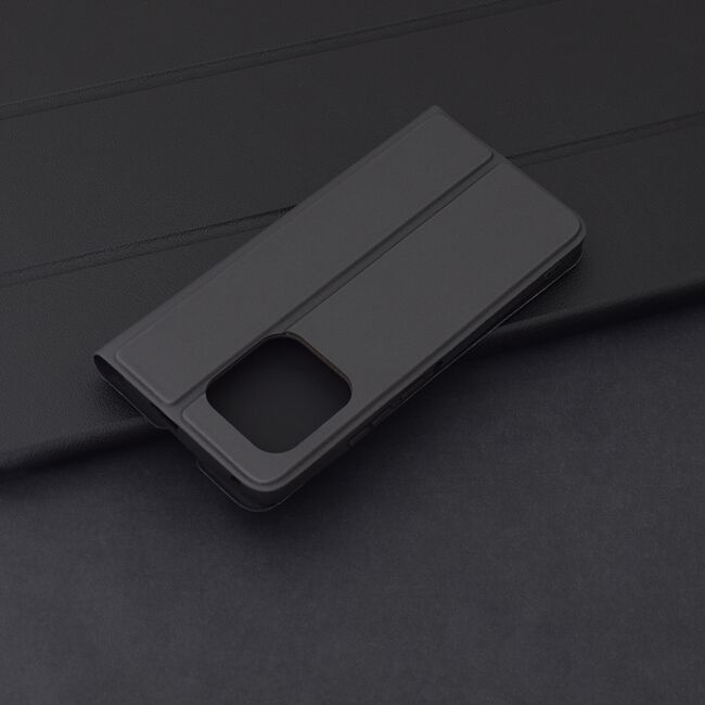 Husa pentru  Motorola Edge 50 Ultra tip carte BookFlip, inchidere magnetica, negru