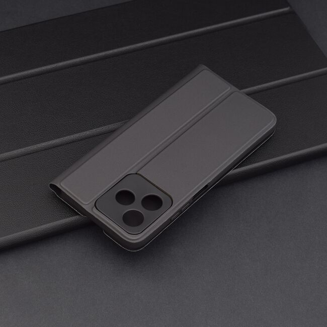 Husa pentru  Realme C53 tip carte BookFlip, inchidere magnetica, negru