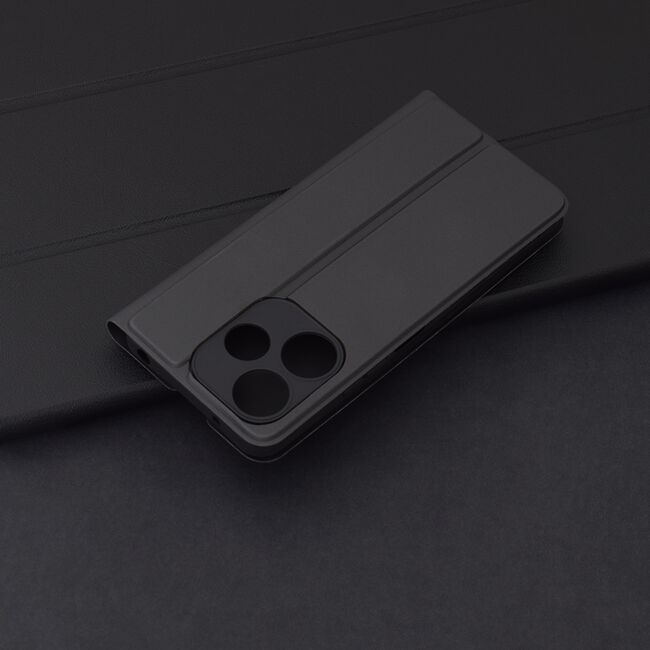 Husa pentru  Xiaomi Redmi 13 tip carte BookFlip, inchidere magnetica, negru