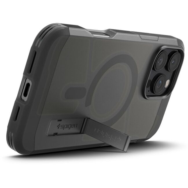 Husa premium pentru  iPhone 16 Pro Max Spigen - Tough Armor MagSafe - Negru mat