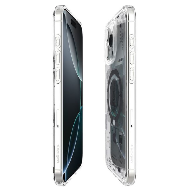 Husa premium pentru  iPhone 16 Pro Spigen - Ultra Hybrid Zero One MagSafe - Alb