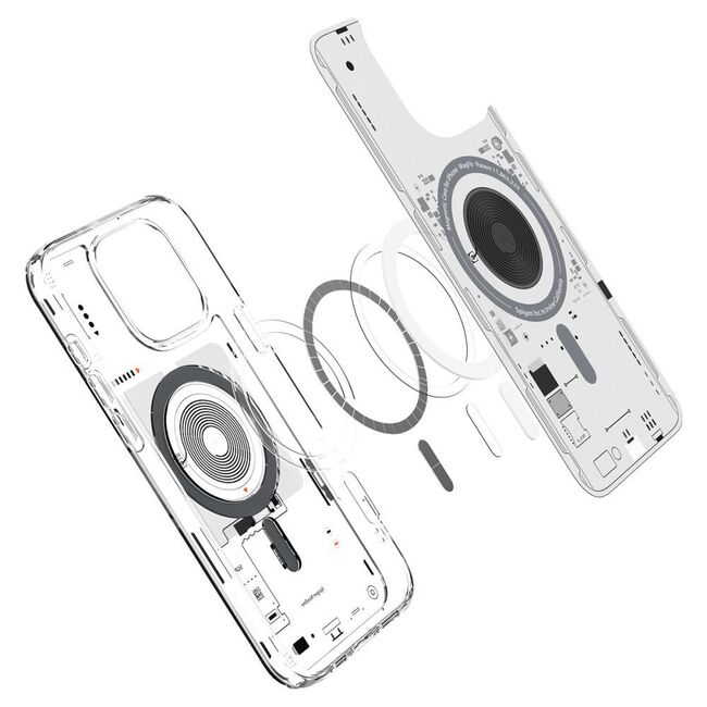 Husa premium pentru  iPhone 16 Pro Spigen - Ultra Hybrid Zero One MagSafe - Alb