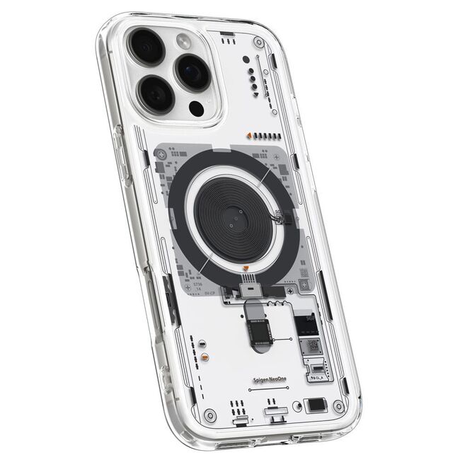 Husa premium pentru  iPhone 16 Pro Spigen - Ultra Hybrid Zero One MagSafe - Alb