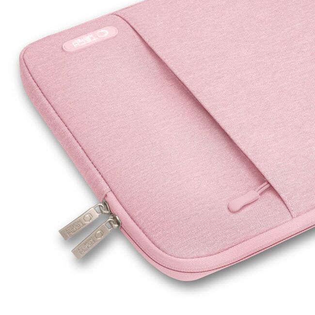 Husă Laptop 13-14" Slim SoftTouch – Design Elegant, Protecție Premium, Compartiment Accesorii, Ideală pentru MacBook, ASUS, Lenovo, HP, Dell, dusty rose