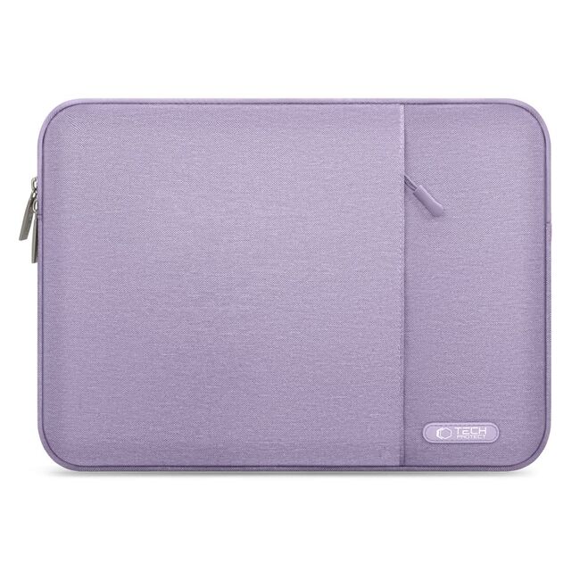 Husă Laptop 13-14" Slim SoftTouch – Design Elegant, Protecție Premium, Compartiment Accesorii, Ideală pentru MacBook, ASUS, Lenovo, HP, Dell, lavanda