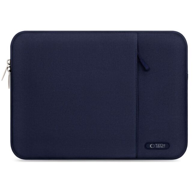 Husă Laptop 13-14" Slim SoftTouch – Design Elegant, Protecție Premium, Compartiment Accesorii, Ideală pentru MacBook, ASUS, Lenovo, HP, Dell, navy blue