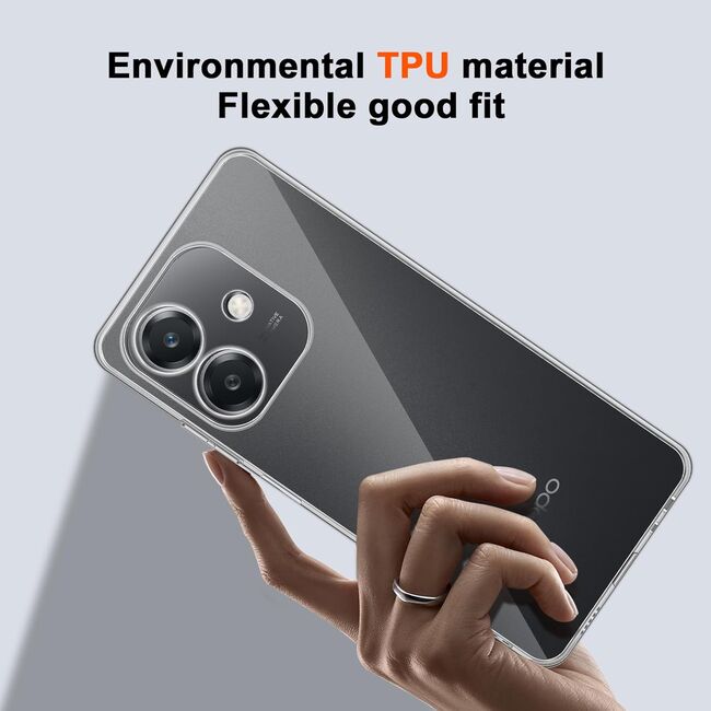 Husa pentru  Oppo A40, Anti-Shock 1.5mm, cu protectie lentile, ice