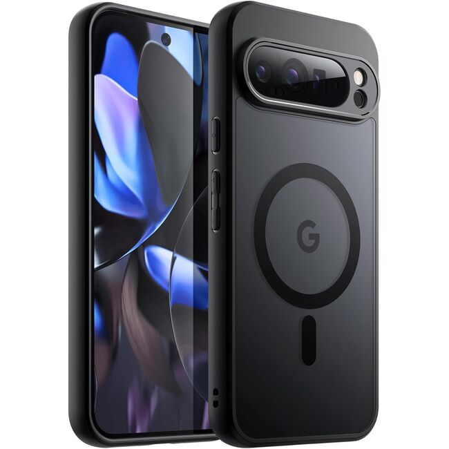 Husa pentru  Google Pixel 9 Pro XL cu MagSafe, Ghost Series, frosted - negru