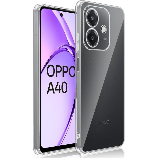 Husa pentru  Oppo A40, Anti-Shock 1.5mm, cu protectie lentile, ice