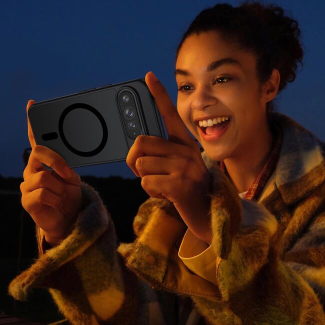 Husa pentru  Google Pixel 9 Pro XL cu MagSafe, Ghost Series, frosted - negru