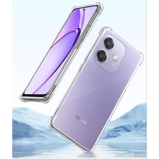 Husa pentru  Oppo A40 Slim Anti-Shock 1.5mm reinforced 4 corners, Transparent