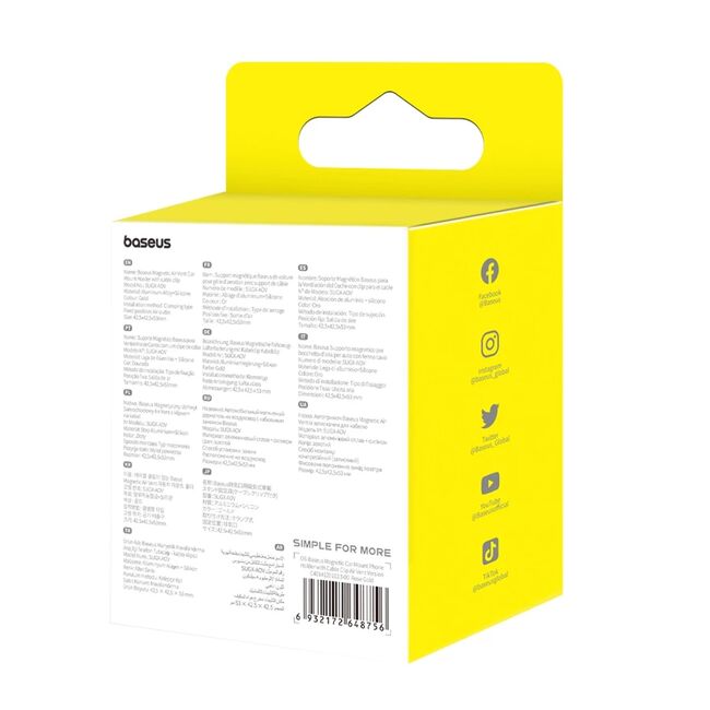 Suport telefon auto grila ventilatie Baseus, auriu, C40141201G13-00
