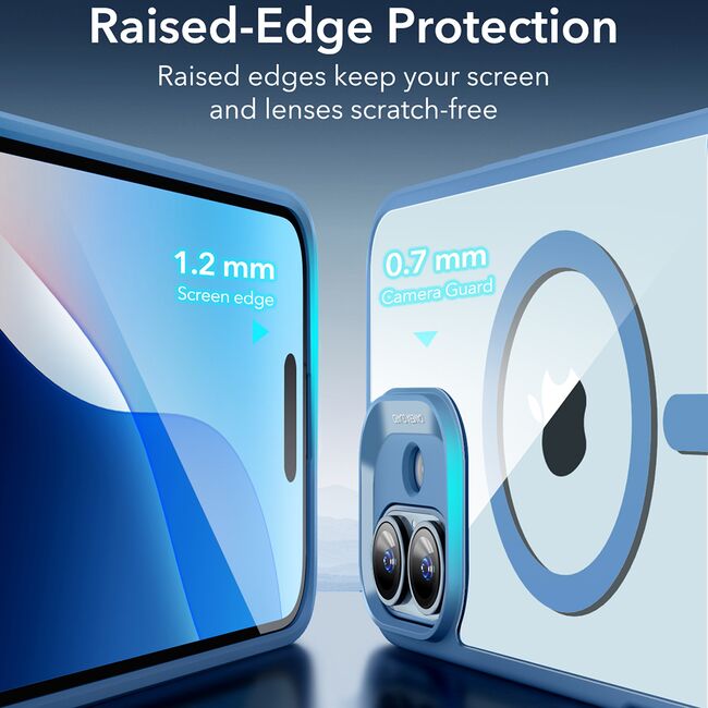 Husa pentru  iPhone 16 - ESR Classic Hybrid HaloLock cu Magsafe - albastru