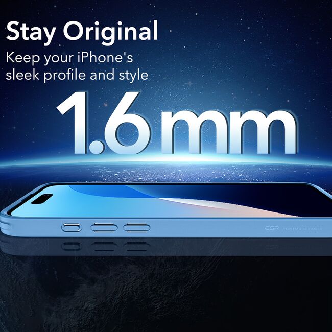 Husa pentru  iPhone 16 - ESR Classic Hybrid HaloLock cu Magsafe - albastru