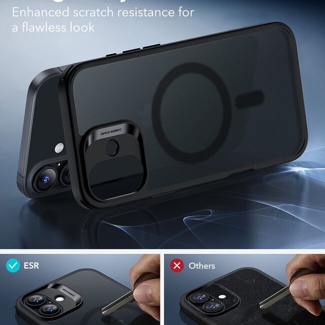 Husa pentru  iPhone 16 - ESR Classic Hybrid HaloLock cu Magsafe - negru mat