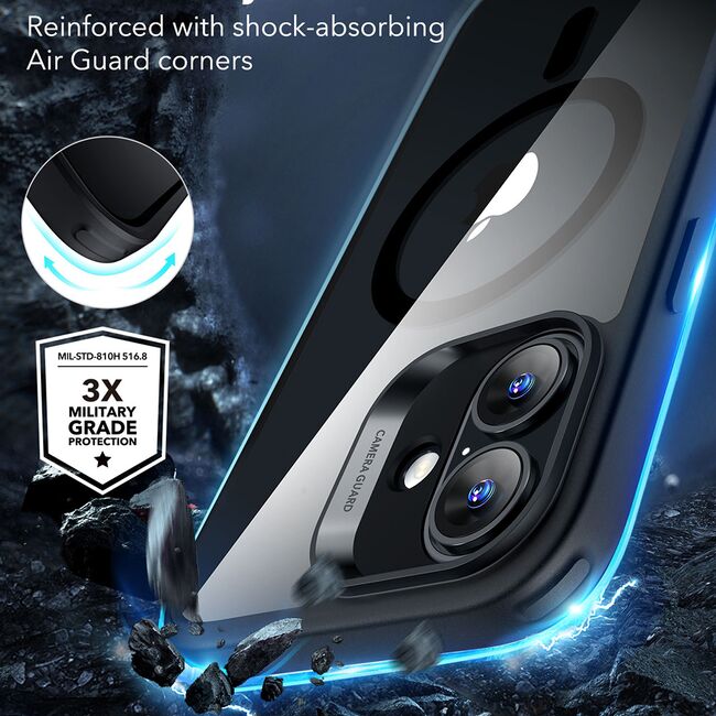 Husa pentru  iPhone 16 - ESR Classic Hybrid HaloLock cu Magsafe - negru