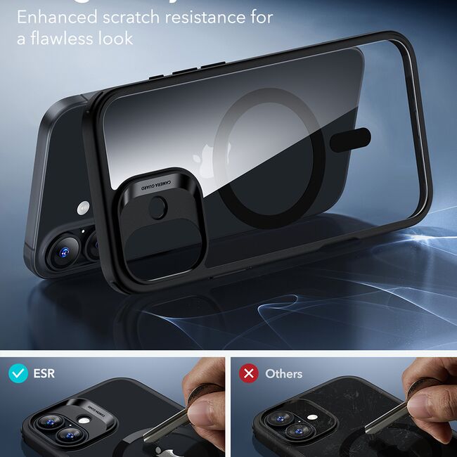 Husa pentru  iPhone 16 Plus - ESR Classic Hybrid HaloLock cu Magsafe - negru
