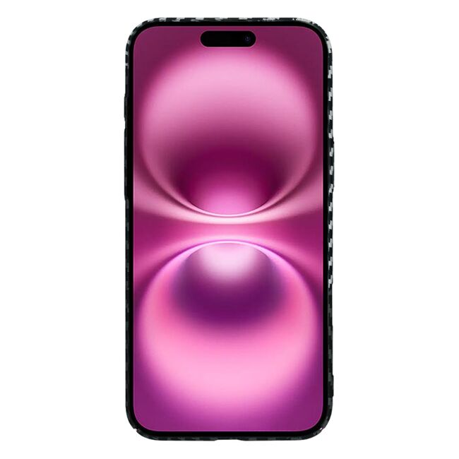 Husa pentru  iPhone 16 Plus CarbonFiber UltraSlim, Lightweight, gri