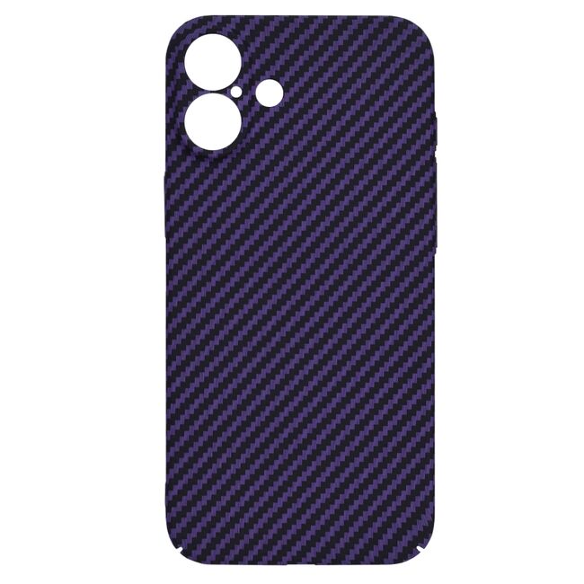 Husa pentru  iPhone 16 Plus CarbonFiber UltraSlim, Lightweight, mov