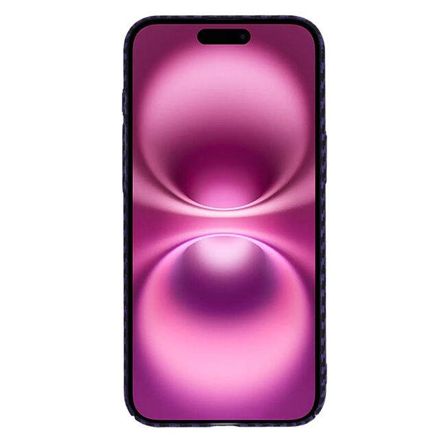 Husa pentru  iPhone 16 Plus CarbonFiber UltraSlim, Lightweight, mov