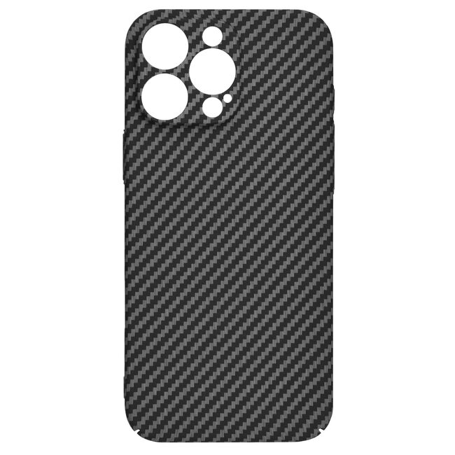 Husa pentru  iPhone 16 Pro Max CarbonFiber UltraSlim, Lightweight, negru