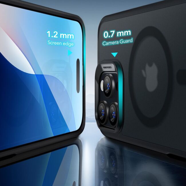 Pachet 360: Folie din sticla + Husa pentru  iPhone 16 Pro - ESR Classic Hybrid HaloLock cu Magsafe - negru mat