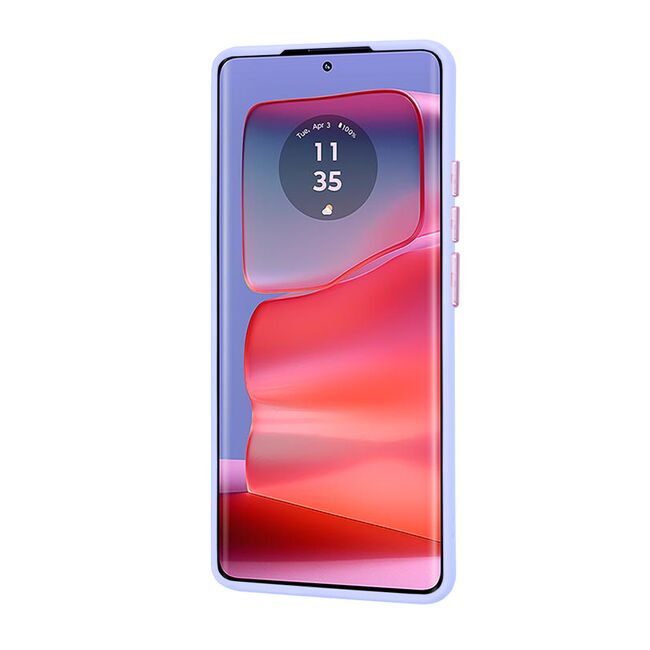 Husa pentru  Motorola Edge 50 Pro Ghost Series frosted - mov