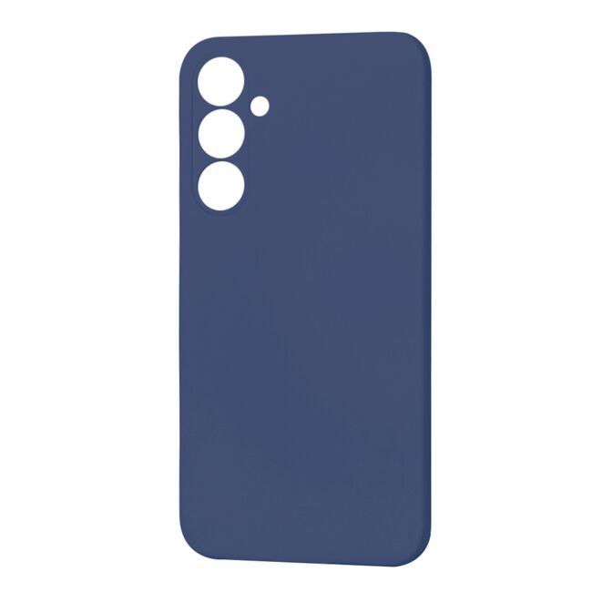 Husa pentru  Samsung Galaxy S23 FE Liquid Silicone cu MagSafe, subțire, captusita cu microfibra, anti amprentă, protectie cameră foto, albastru