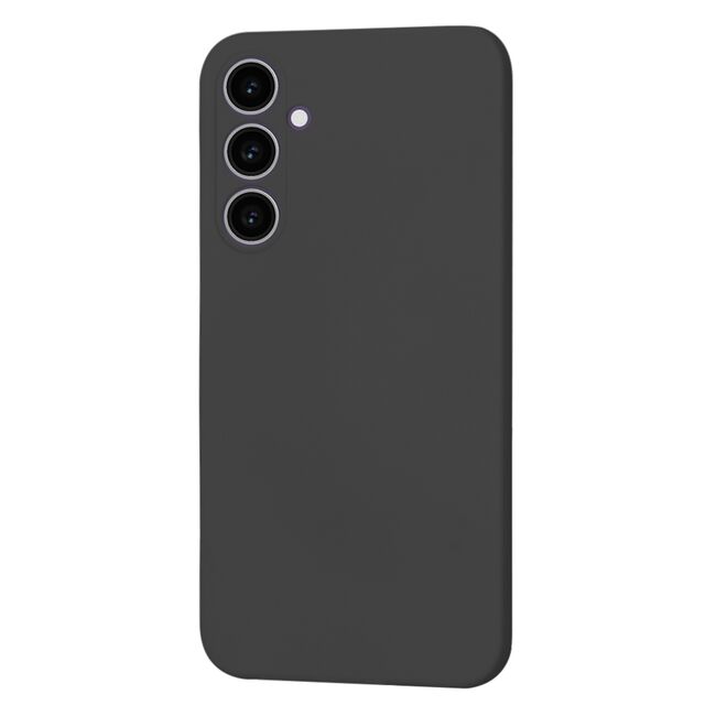 Husa pentru  Samsung Galaxy S23 FE Liquid Silicone cu MagSafe, subțire, captusita cu microfibra, anti amprentă, protectie cameră foto, negru