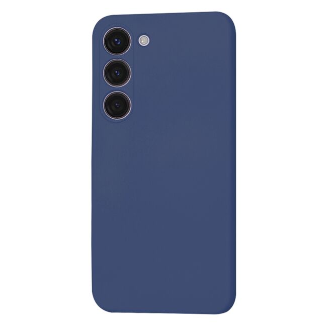 Husa pentru  Samsung Galaxy S23 Liquid Silicone cu MagSafe, subțire, captusita cu microfibra, anti amprentă, protectie cameră foto, albastru